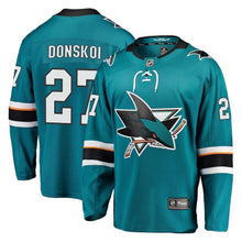 Load image into Gallery viewer, Joonas Donskoi San Jose Sharks Player Swingman Jersey 2019