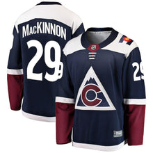 Load image into Gallery viewer, Nathan MacKinnon Colorado Avalanche Player Swingman Jersey 2019