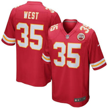 Load image into Gallery viewer, Charcandrick West Kansas City Chiefs Game Jersey 2019