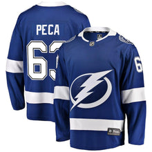 Load image into Gallery viewer, Matthew Peca Tampa Bay Lightnings Player Swingman Jersey 2019