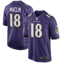 Load image into Gallery viewer, Jeremy Maclin Baltimore Ravens Game Jersey 2019