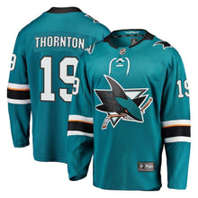 Load image into Gallery viewer, Joe Thornton San Jose Sharks Player Swingman Jersey 2019