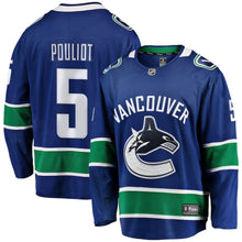 Load image into Gallery viewer, Derrick Pouliot Vancouver Canucks Player Swingman Jersey 2019