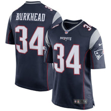 Load image into Gallery viewer, Rex Burkhead New England Patriots Game Jersey 2019
