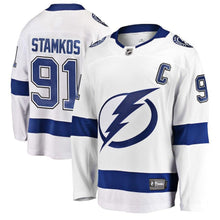 Load image into Gallery viewer, Steve Stamkos Tampa Bay Lightnings Player Swingman Jersey 2019