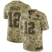 Load image into Gallery viewer, Tom Brady New England Patriots Game Jersey 2019 Camo