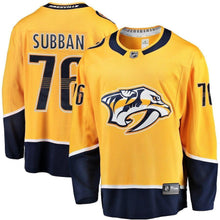 Load image into Gallery viewer, PK Subban Nashville Predators Player Swingman Jersey 2019