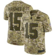 Load image into Gallery viewer, Patrick Mahomes Kansas City Chiefs Game Jersey 2019 Camo