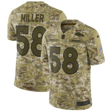 Load image into Gallery viewer, Von Miller Denver Broncos Game Jersey 2019 Camo