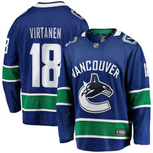 Load image into Gallery viewer, Jake Virtanen Vancouver Canucks Player Swingman Jersey 2019
