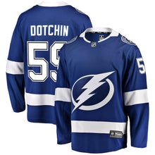Load image into Gallery viewer, Jake Dotchin Tampa Bay Lightnings Player Swingman Jersey 2019