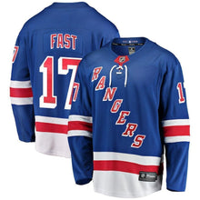 Load image into Gallery viewer, Jesper Fast New York Rangers Player Swingman Jersey 2019