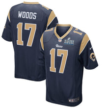 Load image into Gallery viewer, Robert Woods Los Angeles Rams Super Bowl LIII Game Jersey 2019