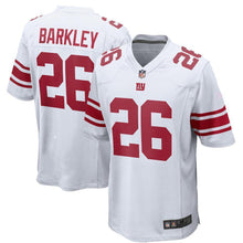 Load image into Gallery viewer, Saquon Barkley New York Giants 2018 NFL Draft First Round Pick Game Jersey 2019