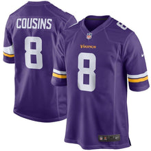 Load image into Gallery viewer, Kirk Cousins Minnesota Vikings Game Jersey 2019
