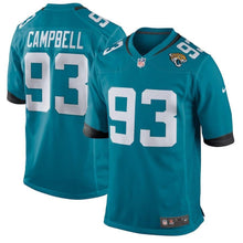 Load image into Gallery viewer, Calais Campbell Jacksonville Jaguars Game Jersey 2019