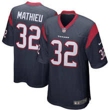 Load image into Gallery viewer, Tyrann Mathieu Houston Texans Game Jersey 2019
