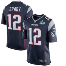 Load image into Gallery viewer, Tom Brady New England Patriots Super Bowl LIII Game Jersey 2019