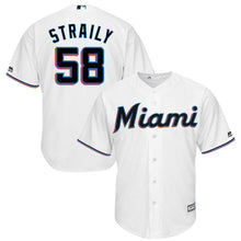 Load image into Gallery viewer, Dan Straily Miami Marlins 2019 Baseball Player Jersey 2019