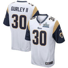 Load image into Gallery viewer, Todd Gurley II Los Angeles Rams Super Bowl LIII Game Jersey 2019